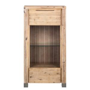 Vitrine Delia Acacia massif, couleur sable