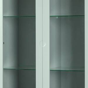 Vitrinenschrank Dot Eiche Dekor - Mint