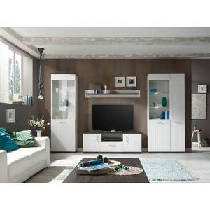 Tv-meubel Grova Sibiu larikshouten look/grijs - Breedte: 146 cm