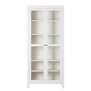 Vitrine Karelien II Pin massif - Blanc