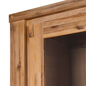 Armoire vitrine Toumanar Partiellement en acacia massif - Acacia sable