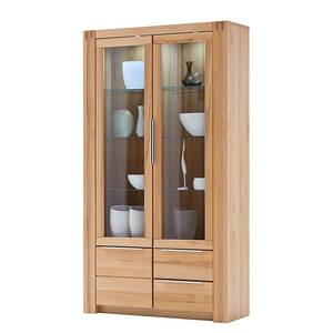 Armoire vitrine Vigas Hêtre massif - Verni