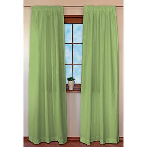 Rideau Atago (galon fronceur inclus) Vert clair - 130 x 260 cm