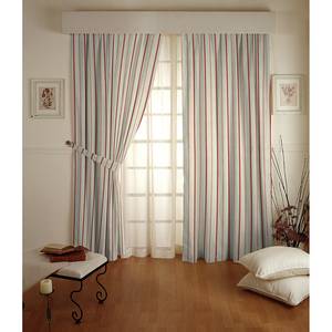 Tenda con fettuccia arricciatende Color crema/A strisce rosse arricciabile crema/strisce 130 x 310 cm