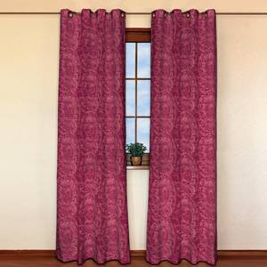 Tende con occhielli Bordeaux motivi Tenda bordeaux 130x260 cm