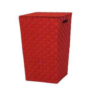 Cesto portabiancheria I Rosso - Tessile - 33 x 52 x 33 cm