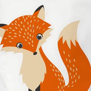 Sac à linge Foresty Fox Tissu - Blanc / Orange