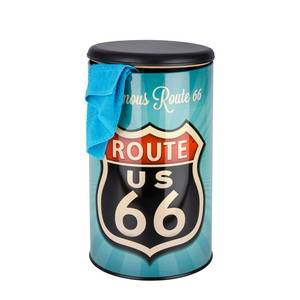 Wäschetruhe Vintage Route 66 Mehrfarbig