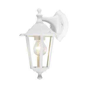 Buitenlamp Sally aluminium/glas - wit - 1 lichtbron