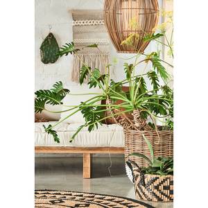 Korb Forli Rattan - Beige / Weiß