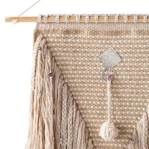 Wandbehang Chaves III Baumwollstoff - Beige