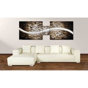 Wandbild Reiner Fluss 100% Handgemalt - 180x60cm