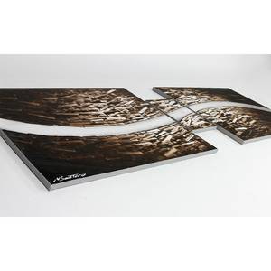 Clear River stretched canvas art 100% Handgeschilderd - 180x60cm