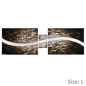Wandbild Reiner Fluss 100% handgemalt - Größe L: 60 x 180 cm
