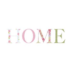 Immagine da parete Home bunt Big Caslon Multicolore - Bianco - Materiale sintetico - 16 x 75 x 0.9 cm