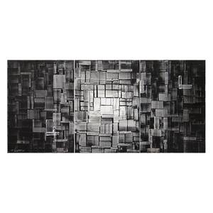 Le tableau mural Moon Cubes 150x70cm 100% peint à la main - 150x70cm