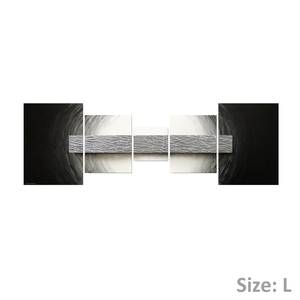 Silver Bar quadro moderno 100% dipinto a mano - 210x70cm