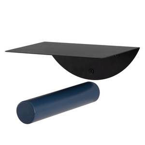 Wandboard (2er Set)  Clomeo Birke massiv - Blau / Schwarz