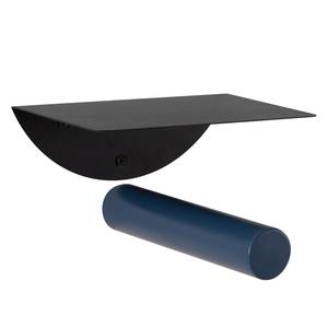 Wandboard (2er Set)  Clomeo Birke massiv - Blau / Schwarz