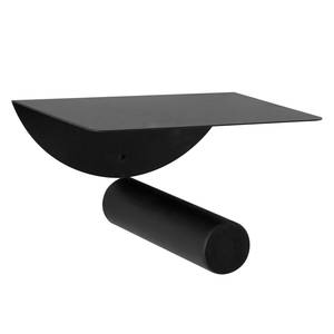 Wandboard (2er Set)  Clomeo Birke massiv - Schwarz