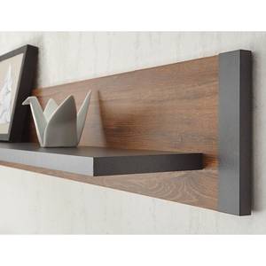 Wandplank Marton Stirling eikenhouten look/licht antracietkleurig