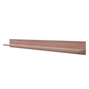 Wandplank Sunja hoogglans wit/truffeleikenhouten look