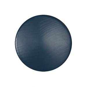 Patères Button (lot de 2) Bouleau massif - Bleu - Largeur : 6 cm