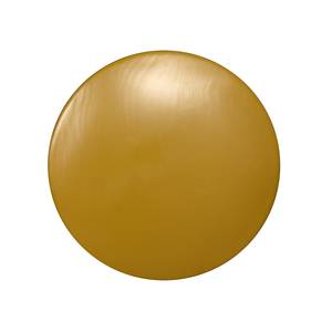 Wandhaken Button (2er-Set) Bouleau massif - Gelb - Breite: 6 cm