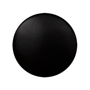 Patères Button (lot de 2) Bouleau massif - Noir - Largeur : 6 cm