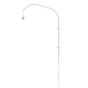 Wandhouder Wilow (incl. fitting) aluminium - 1 - Wit - Wit - Aantal lichtbronnen: 1