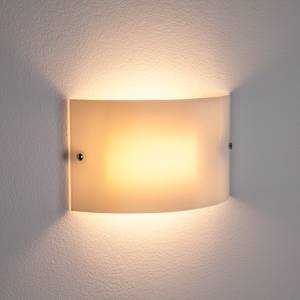 Wandlamp Arizona glas/metaal - wit - 1 lichtbron