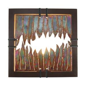 Lampada da parete Aura Metallo/Legno Marrone 1 luce
