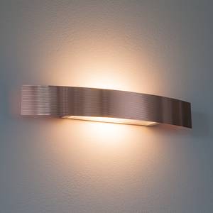 Wandlamp Bridge glas/metaal - bruin - 1 lichtbron