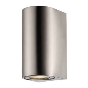 Luminaire dextérieur Cantos I Verre / Acier inoxydable - 2 ampoules - Taupe