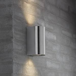 Luminaire dextérieur Cantos I Verre / Acier inoxydable - 2 ampoules - Taupe