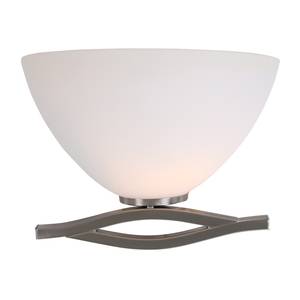 Wandlamp Capri 1 lichtbron mat nikkelkleurig