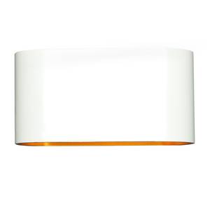 Halogen-Wandleuchte Cetus Aluminium - 1-flammig - Weiß