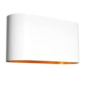 Lampada alogena da parete Cetus alluminio - 1 luce - Bianco