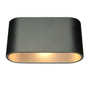 Lampada alogena da parete Cetus alluminio - 1 luce - Nero