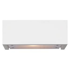 Halogeen-wandlamp Cima I gips/glas - 1 lichtbron