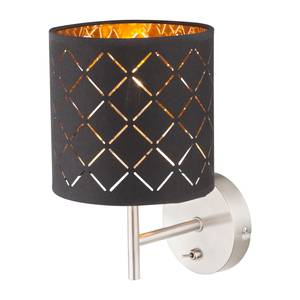 Wandlamp Clarke geweven stof/aluminium - 1 lichtbron