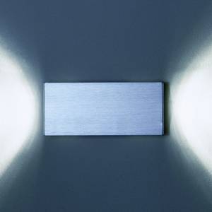 Wandleuchte Dau Doble LED Aluminium - Silber