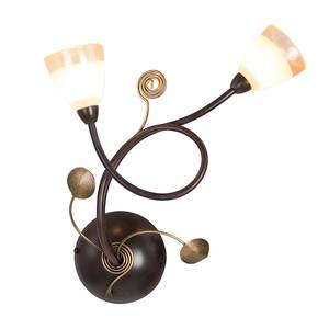 Wandlamp Daydream 2 lichtbronnen donkerbruin