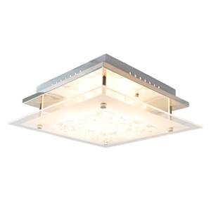 Wandlamp glas zilverkleurig 8 lichtbronnen