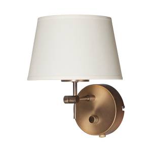 Wandlamp armatuur Gramineus 1 lichtbron gebruind messingkleurig