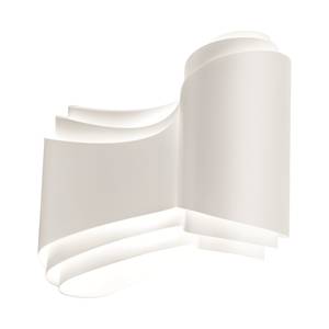 Wandlamp Ionica metaal wit 1 lichtbron