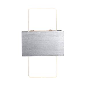 Lampada da parete ISAAC Alluminio Color argento 1 luce