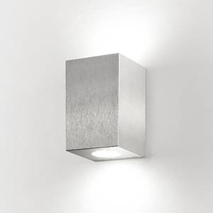 LED-wandlamp Kansas aluminium - zilverkleurig - 24 lichtbronnen