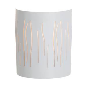 Wandlamp Kinley wit metaal 1 lichtbron