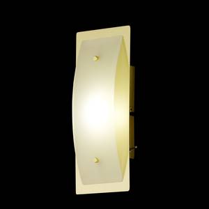 Wandlamp Liana metaal/goudkleurig glas 1 lichtbron